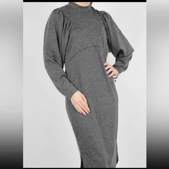 Rochie Mamalicious grey maternity  dress - Picture 1 of 6